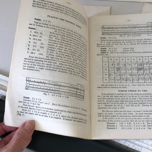 Keuffel and Essex Co Slide Rule 68 1617 with manual 68 2063 - Picture 4 of 6